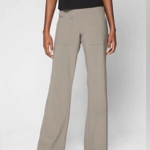 Athleta Wide-Leg Utility Pants in Taupe - Women's